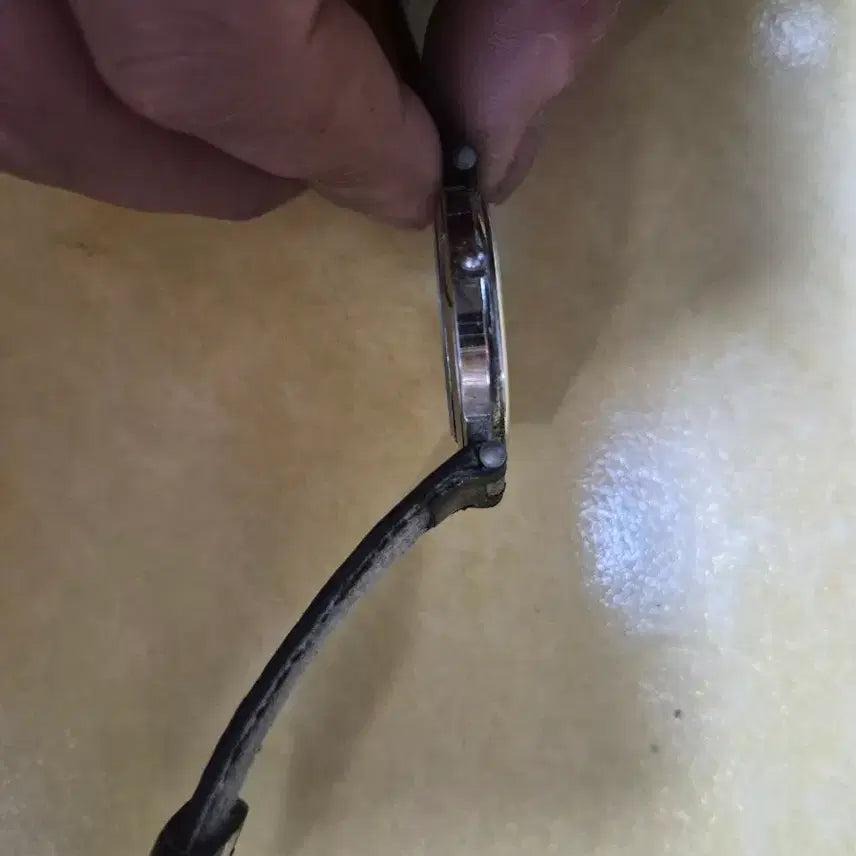 [BUNJANG] Arnaldo Bassini Dual Time Leather Wristwatch / 아날도바시니 듀얼타임 가죽 손목시계