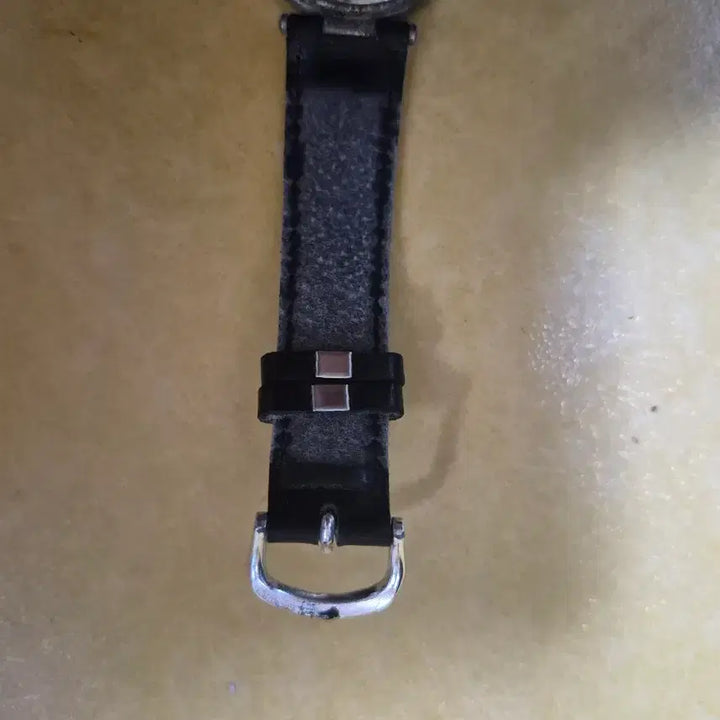 [BUNJANG] Arnaldo Bassini Dual Time Leather Wristwatch / 아날도바시니 듀얼타임 가죽 손목시계