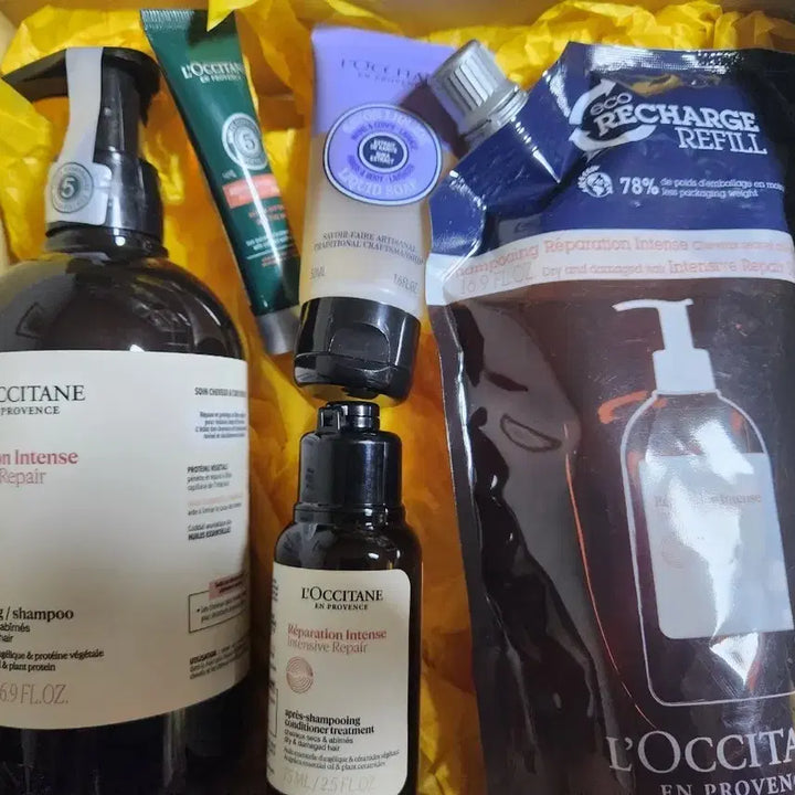 [BUNJANG] L'Occitane Repair Intensive Shampoo Set / 록시땅 리페어 인텐시브 샴푸 세트 증정일괄