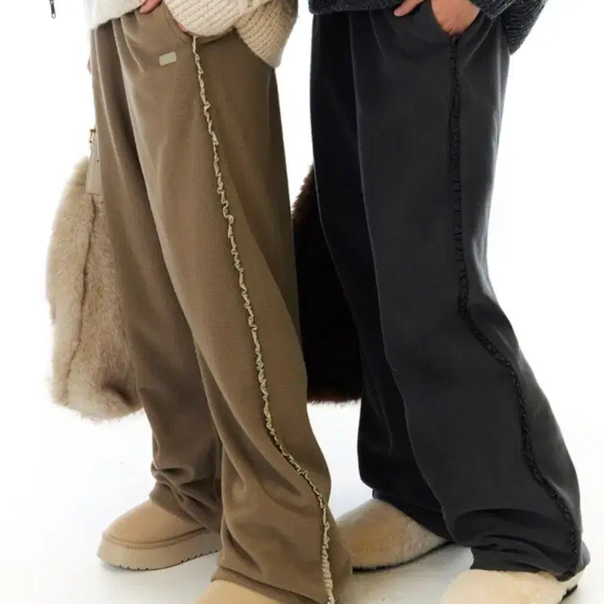 [BUNJANG] 25WT HAILEY FLEECE PANTS (CHARCOAL) / 그로브 25WT HAILEY FLEECE PANTS (CHARCOAL)