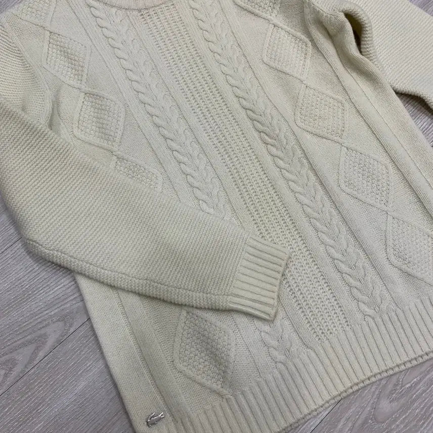 [BUNJANG] Lacoste Wool Blend Women's Knit Sweater / 백화점구매 라코스테 고급모 제품 여성니트(55-66)