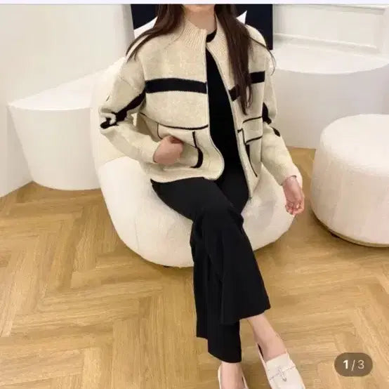 [BUNJANG] De of Lothsome J. Wool Zip-up Cardigan / 6->2.5 울 집업 가디건 / 수입의류