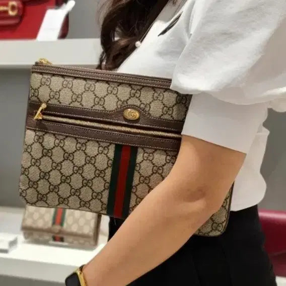 [BUNJANG] Gucci Ophidia Clutch Bag / 구찌 오피디아 클러치/클러치백 새상품급 정품(감정O)