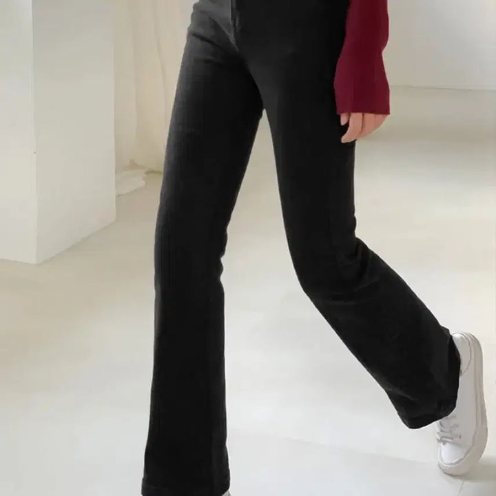 [BUNJANG] NCT NISSUM Black Bootcut Pants / 니썸 블랙 부츠컷바지