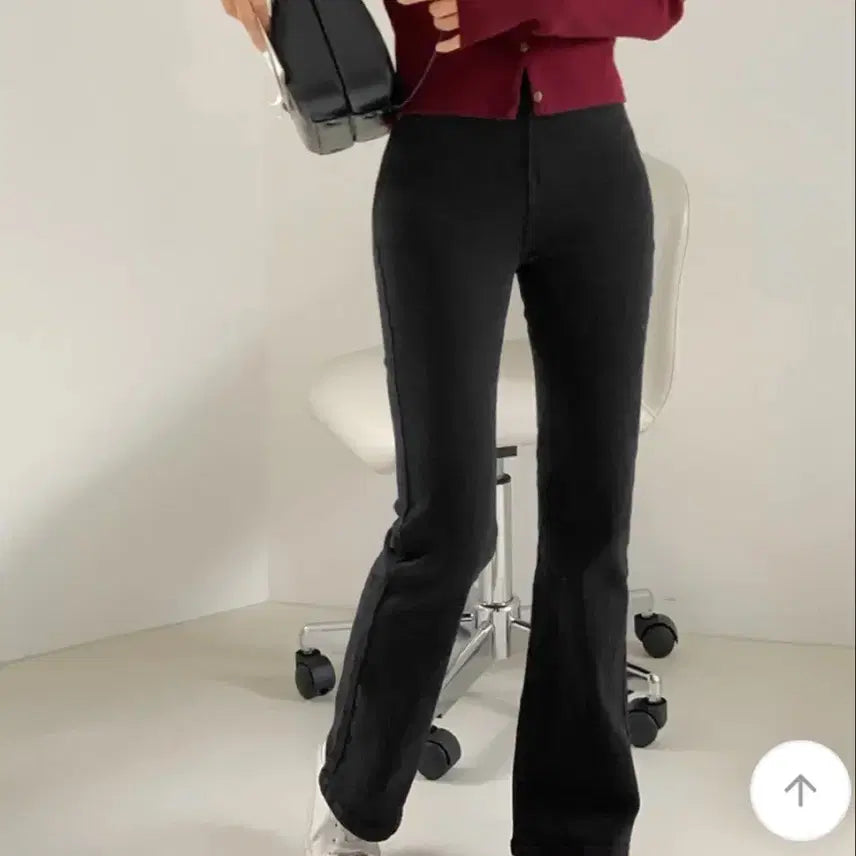 [BUNJANG] NCT NISSUM Black Bootcut Pants / 니썸 블랙 부츠컷바지