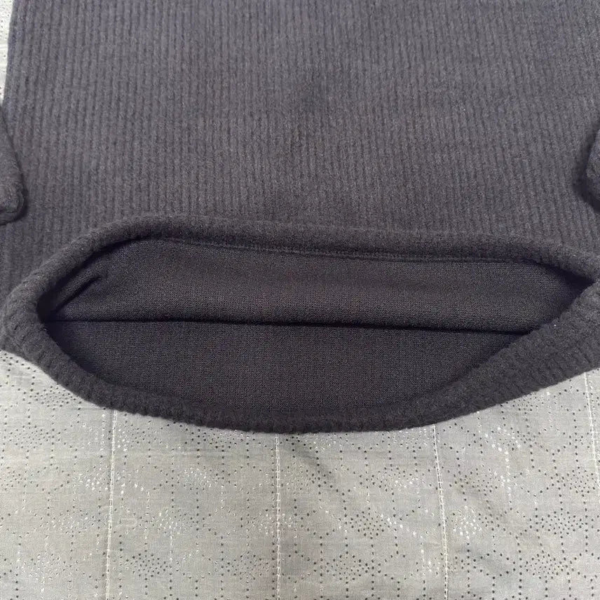 [BUNJANG] Muscle Fit Ribbed Knit Half Zip Up / (새상품)머슬핏 기모 골지 하프 니트 집업