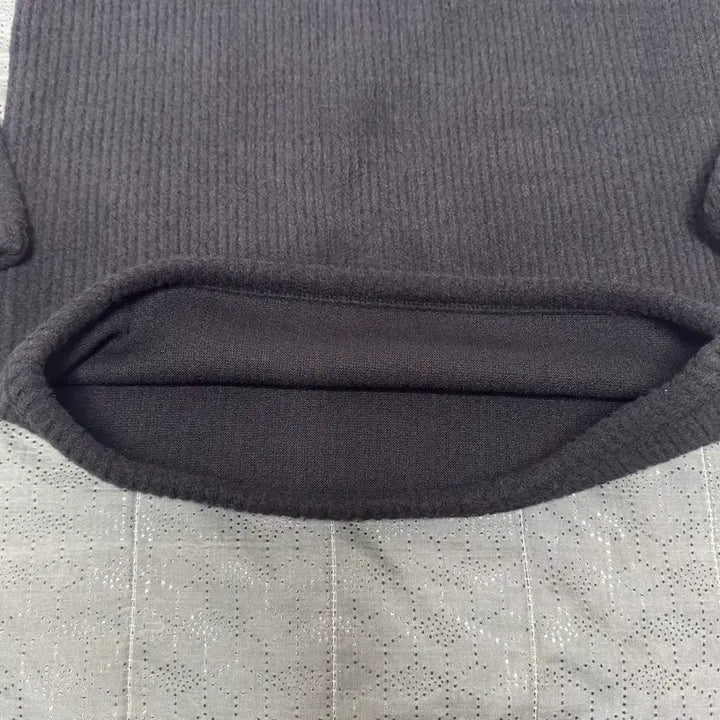 [BUNJANG] Muscle Fit Ribbed Knit Half Zip Up / (새상품)머슬핏 기모 골지 하프 니트 집업