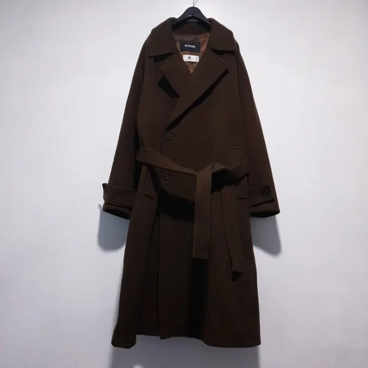 [BUNJANG] In Silence 20FW Heavy Wool Trench Coat Brown / 실측 XL) 인사일런스 신형 20FW 헤비 울 트렌치 코트 브라운 울마크