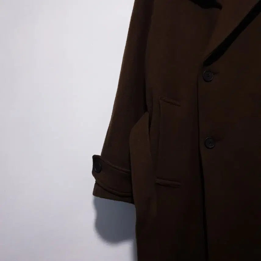 [BUNJANG] In Silence 20FW Heavy Wool Trench Coat Brown / 실측 XL) 인사일런스 신형 20FW 헤비 울 트렌치 코트 브라운 울마크