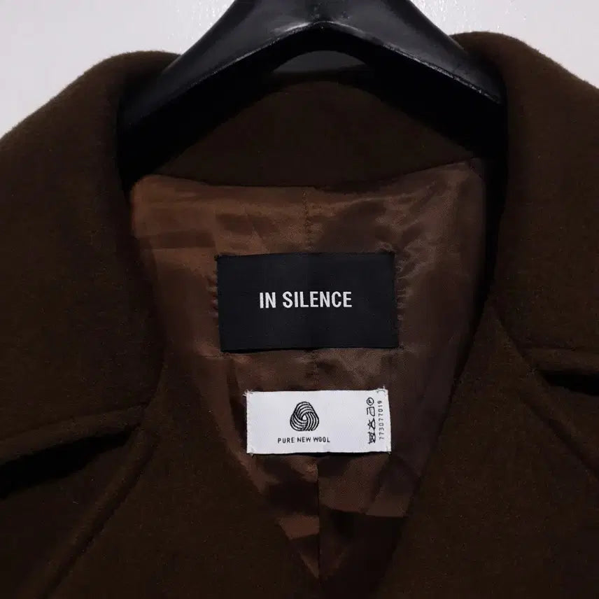 [BUNJANG] In Silence 20FW Heavy Wool Trench Coat Brown / 실측 XL) 인사일런스 신형 20FW 헤비 울 트렌치 코트 브라운 울마크