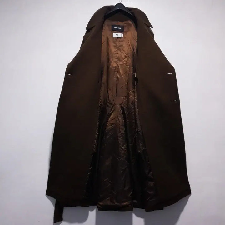 [BUNJANG] In Silence 20FW Heavy Wool Trench Coat Brown / 실측 XL) 인사일런스 신형 20FW 헤비 울 트렌치 코트 브라운 울마크