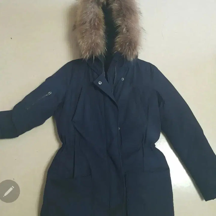 [BUNJANG] HYE PARK &amp; LUNE Navy Half Down Jacket / 하프다운패딩