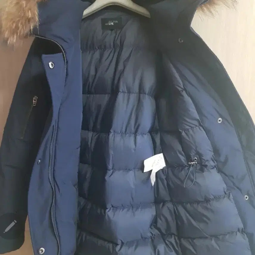 [BUNJANG] HYE PARK &amp; LUNE Navy Half Down Jacket / 하프다운패딩