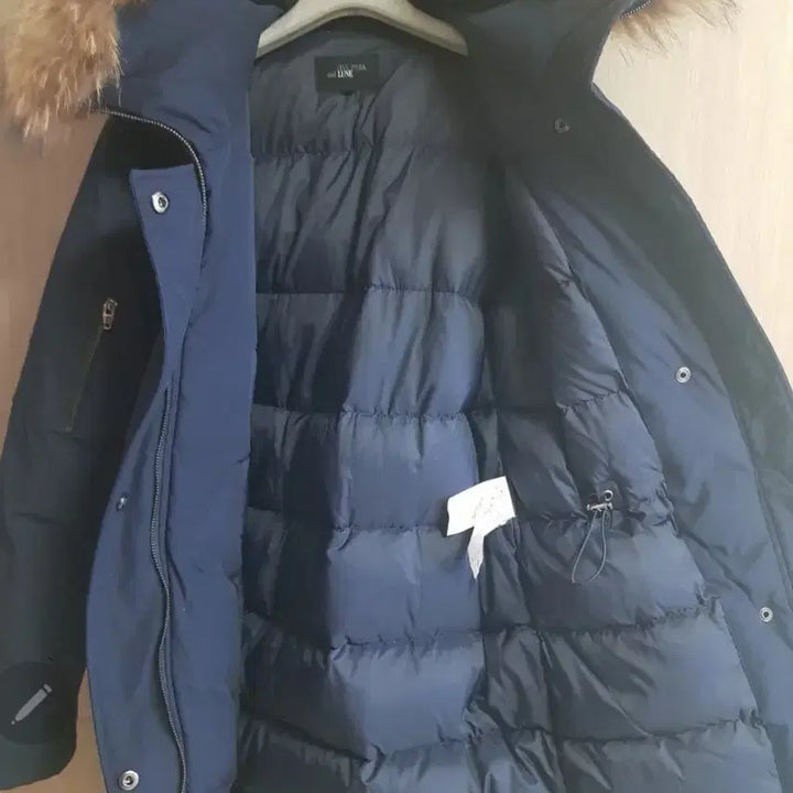 [BUNJANG] HYE PARK &amp; LUNE Navy Half Down Jacket / 하프다운패딩