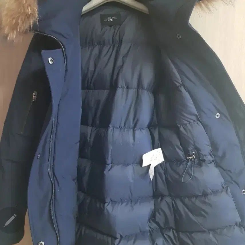 [BUNJANG] HYE PARK &amp; LUNE Navy Half Down Jacket / 하프다운패딩