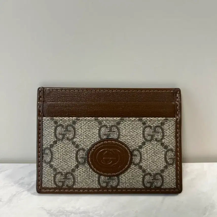 [BUNJANG] Gucci Interlocking GG Card Wallet / 구찌 인터로킹 GG 카드지갑