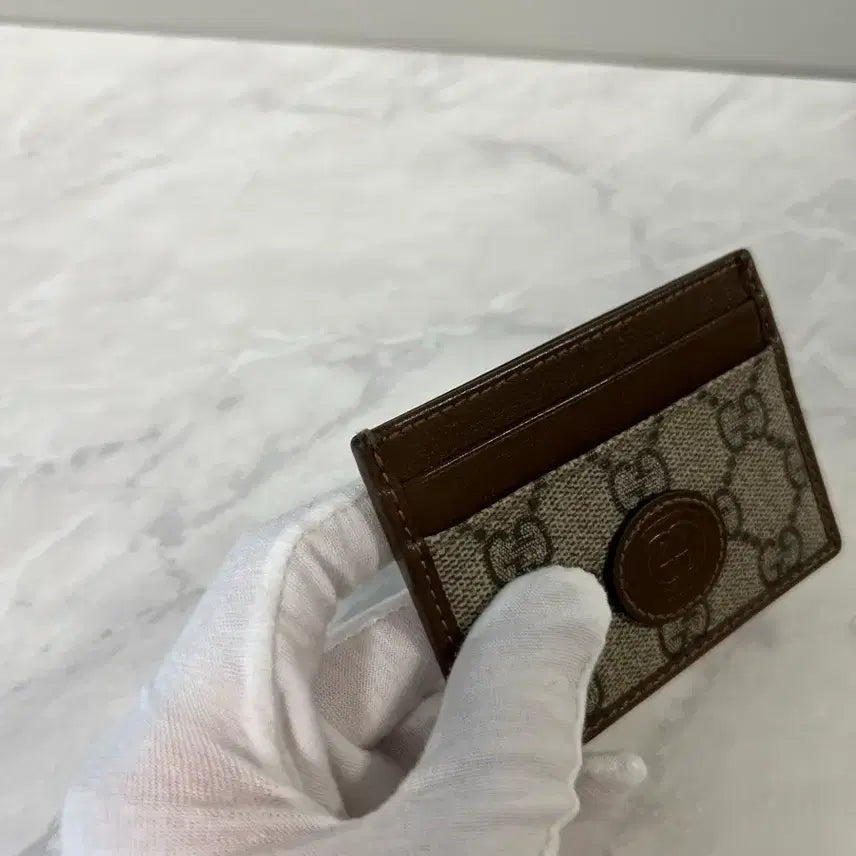 [BUNJANG] Gucci Interlocking GG Card Wallet / 구찌 인터로킹 GG 카드지갑