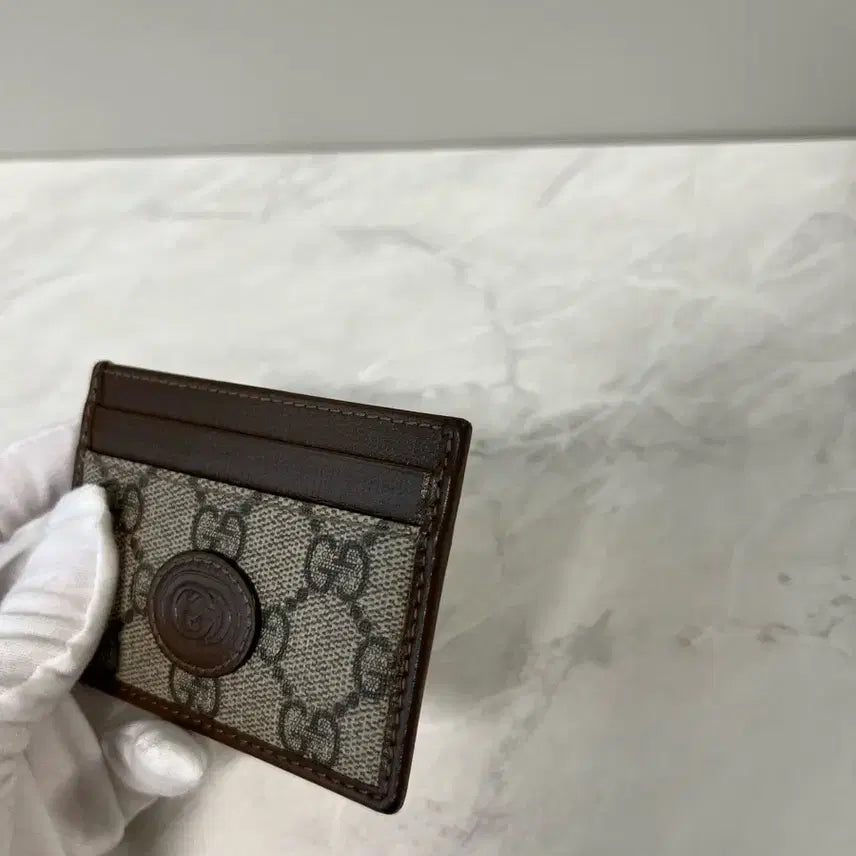 [BUNJANG] Gucci Interlocking GG Card Wallet / 구찌 인터로킹 GG 카드지갑