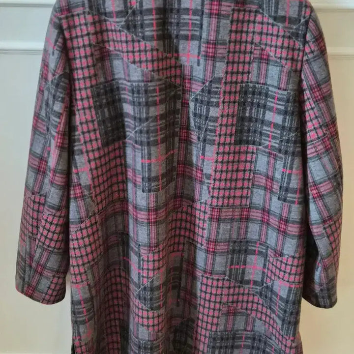 [BUNJANG] CHOIBOKO Designer Luxury Check Coat / (새상품급) 최복호 디자이너 고급 체크 코트