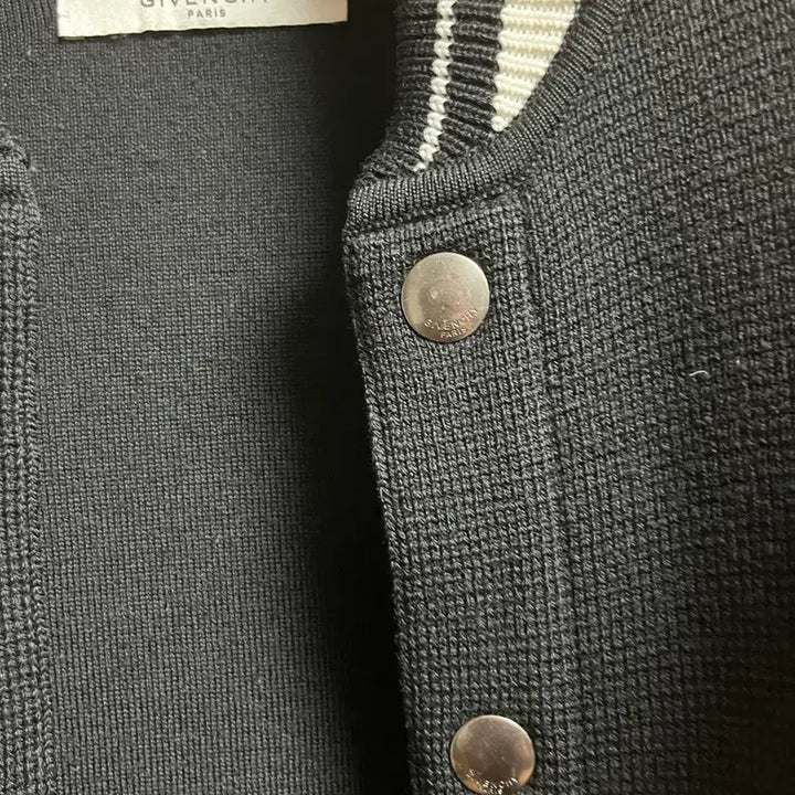 [BUNJANG] Givenchy Teddy Jacket / 지방시 니트 테디 자켓 (블루종, 바시티, 봄버, 스타디움 자켓)