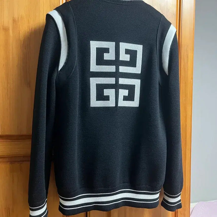 [BUNJANG] Givenchy Teddy Jacket / 지방시 니트 테디 자켓 (블루종, 바시티, 봄버, 스타디움 자켓)