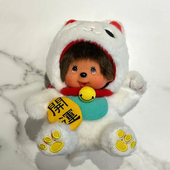 [BUNJANG] Maneki Neko Monchhichi Cat / 고전  ) 마네키네코 몬치치 고양이