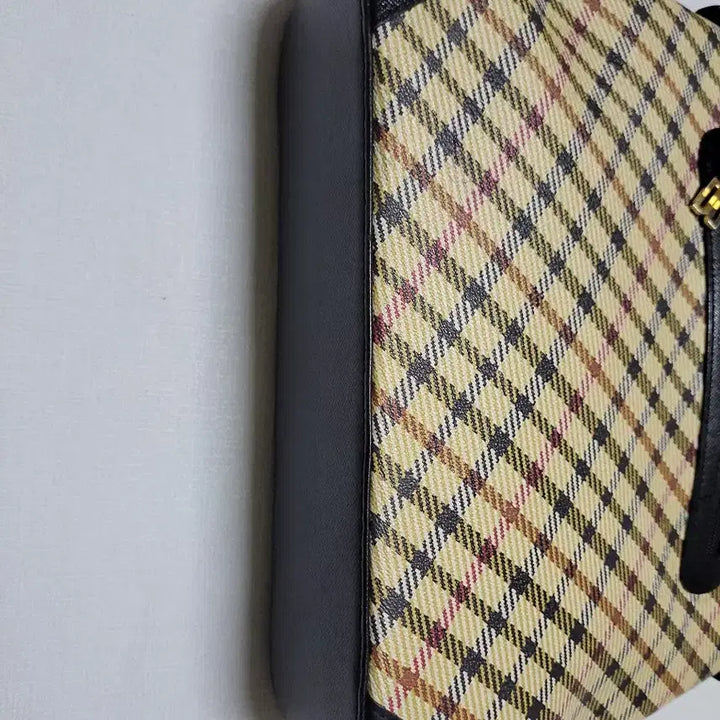 [BUNJANG] Daks Checkered Shoulder Bag / 닥스 체크무늬 숄더백35X23X10