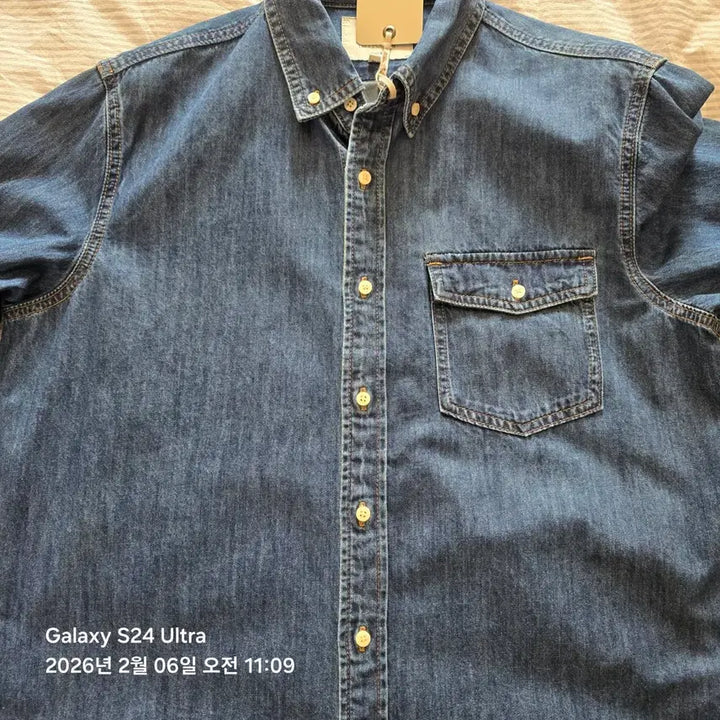 [BUNJANG] Henry Cotton Denim Shirt / 헨리코튼 데님 셔츠 100 사이즈 판매합니다