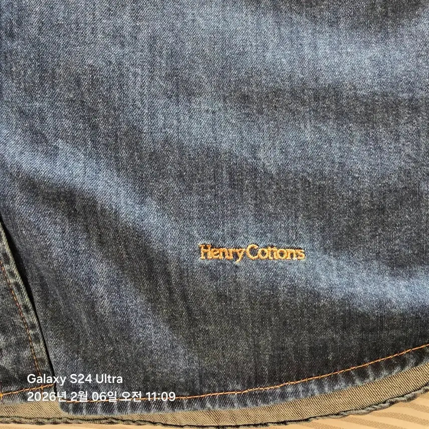 [BUNJANG] Henry Cotton Denim Shirt / 헨리코튼 데님 셔츠 100 사이즈 판매합니다