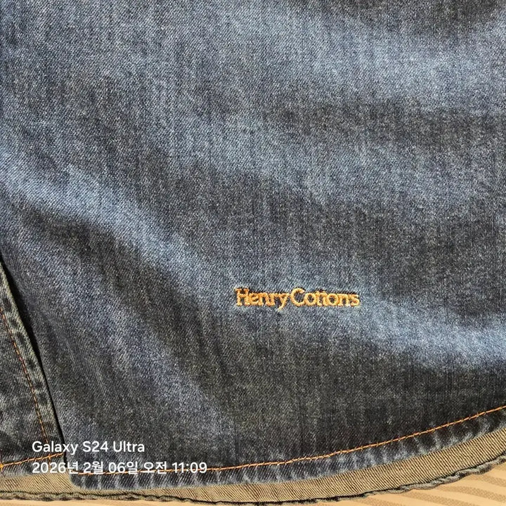 [BUNJANG] Henry Cotton Denim Shirt / 헨리코튼 데님 셔츠 100 사이즈 판매합니다