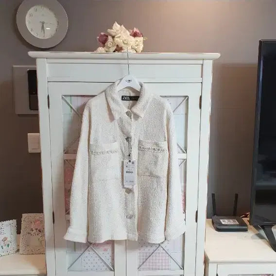 [BUNJANG] ZARA Tweed Jacket / 자라 트위드자켓 트위드셔켓/55-66 새상품