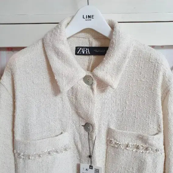 [BUNJANG] ZARA Tweed Jacket / 자라 트위드자켓 트위드셔켓/55-66 새상품