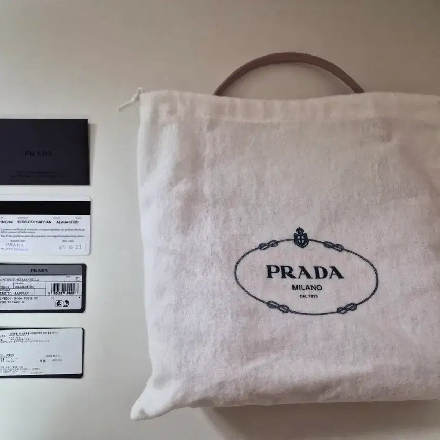 [BUNJANG] Prada Alabastro Tote Bag / 프라다 알라바스트로 토트백 파우치