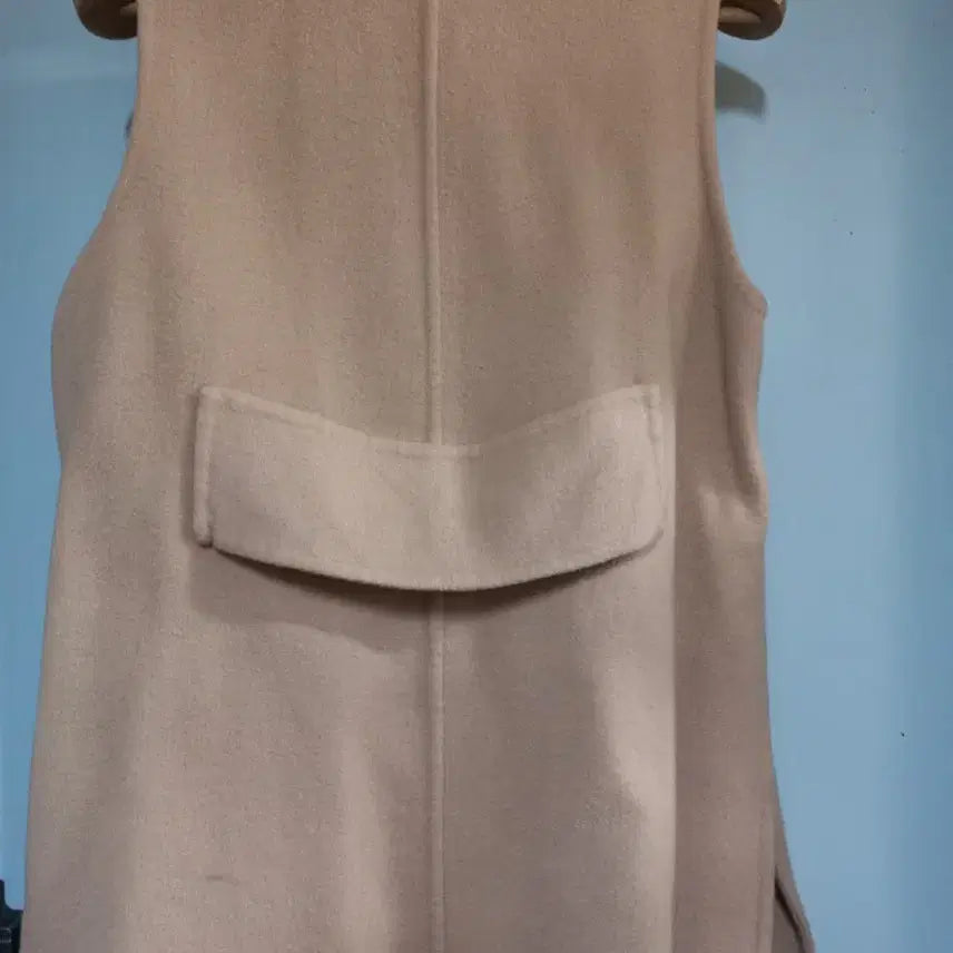 [BUNJANG] illang illang Handmade Beige Long Vest / illang illang 핸드메이드  롱조끼
