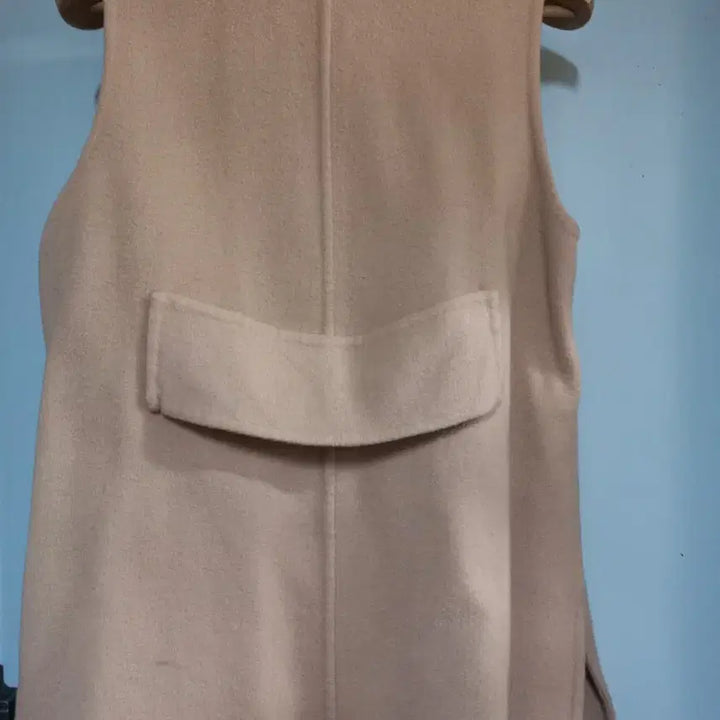 [BUNJANG] illang illang Handmade Beige Long Vest / illang illang 핸드메이드  롱조끼