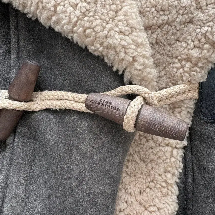 [BUNJANG] Burberry Mustang Short Coat Jacket / 버버리 무스탕 숏 코트 자켓