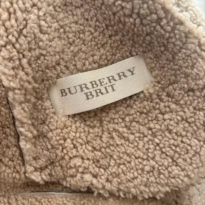 [BUNJANG] Burberry Mustang Short Coat Jacket / 버버리 무스탕 숏 코트 자켓