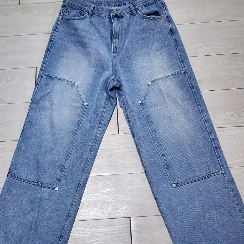 [BUNJANG] Wide Denim Pants / 와이드 데님 펜츠
