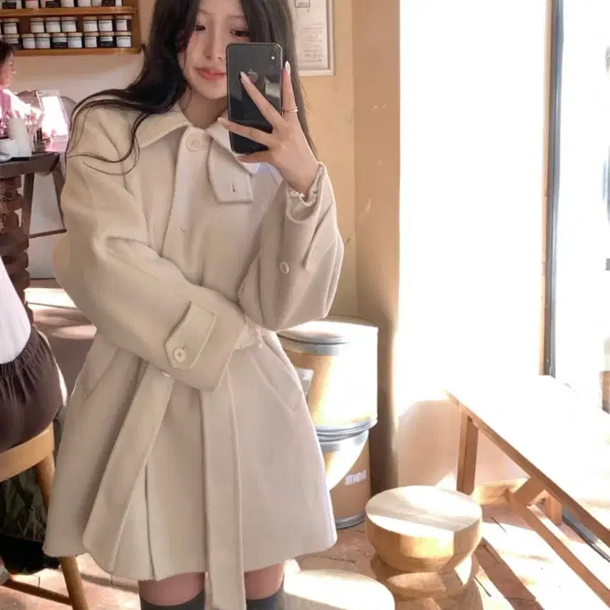 [SOLD OUT] 리브아워 코트 더스티 라벤더