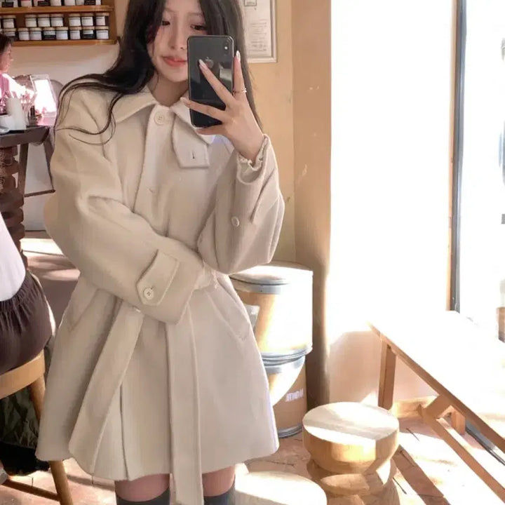 [SOLD OUT] 리브아워 코트 더스티 라벤더