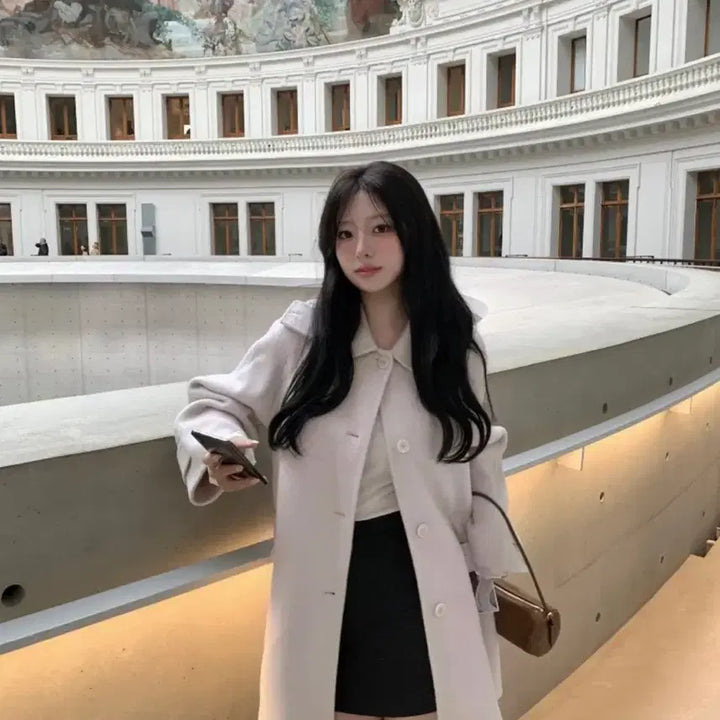 [SOLD OUT] 리브아워 코트 더스티 라벤더