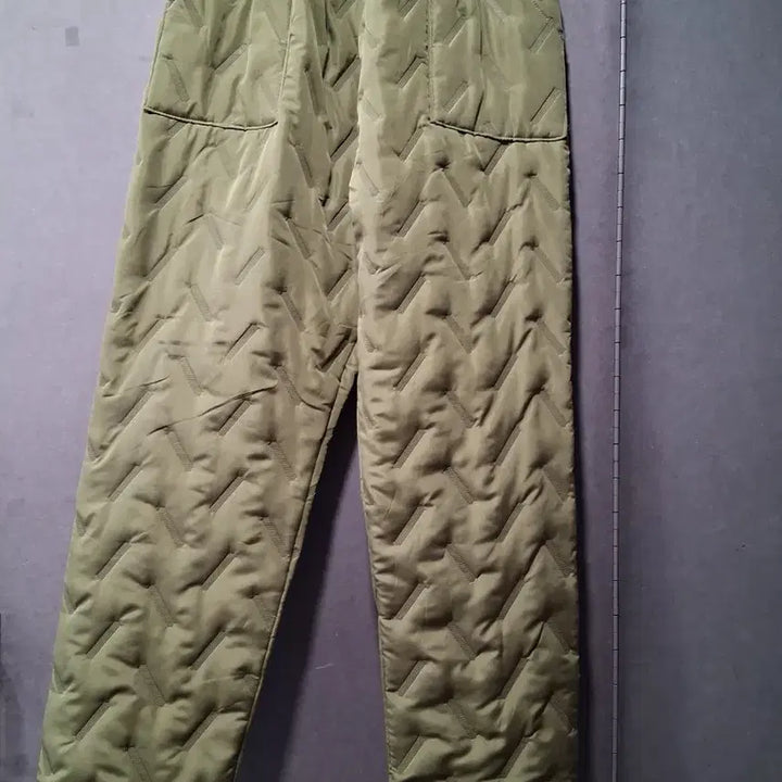 [BUNJANG] Quilted Straight Leg Pants / 퀼팅 누빔 바지 아이보리검정네이비 카키