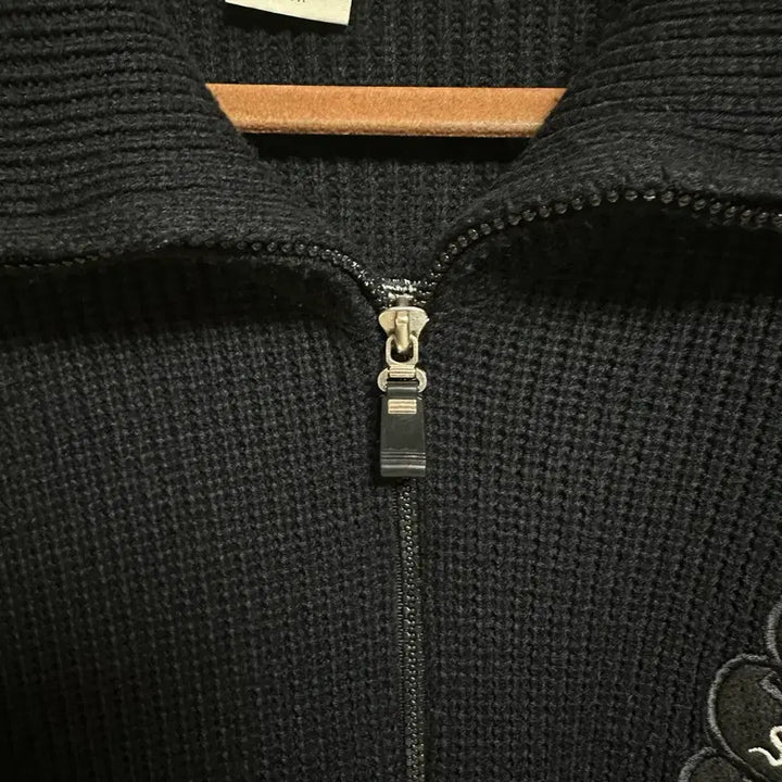 [BUNJANG] Stussy BIG 4 Knit Zip-Up Jacket / 90s 올드 스투시 BIG 4 니트 집업 L사이즈