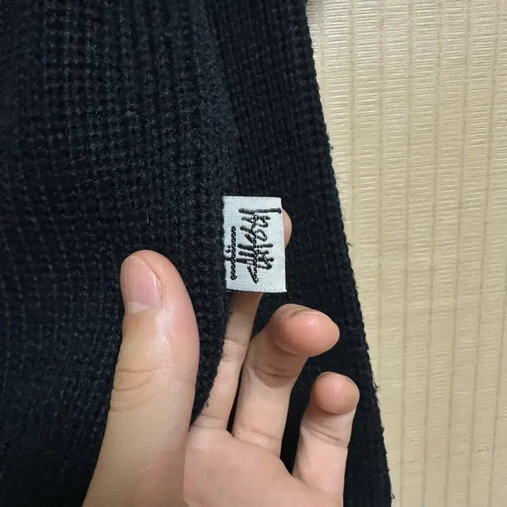 [BUNJANG] Stussy BIG 4 Knit Zip-Up Jacket / 90s 올드 스투시 BIG 4 니트 집업 L사이즈