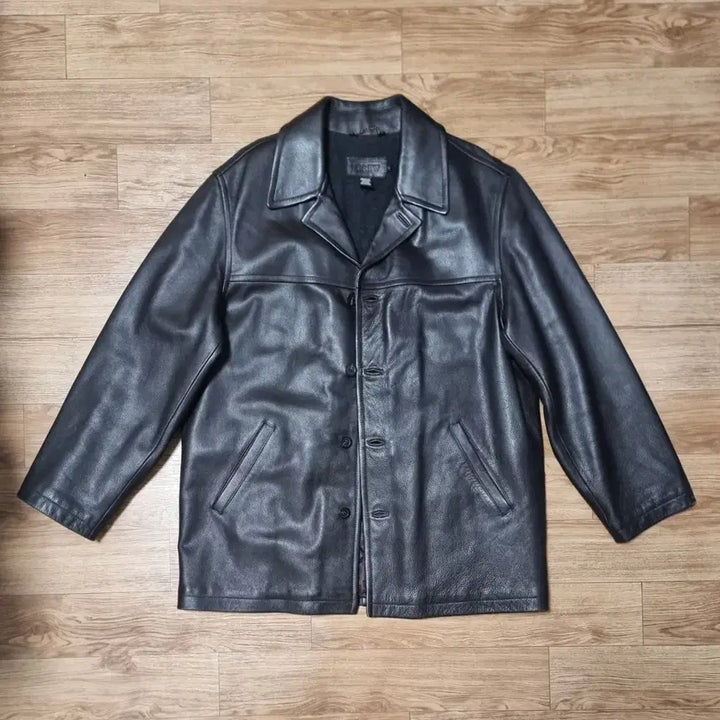 [BUNJANG] J.Crew Leather Cacoat Dark Brown Jacket / 제이크루 jcrew j.crew 레더 카코트 L 다크 브라운