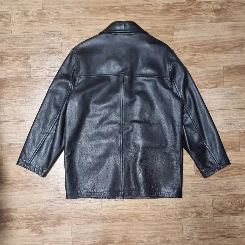 [BUNJANG] J.Crew Leather Cacoat Dark Brown Jacket / 제이크루 jcrew j.crew 레더 카코트 L 다크 브라운