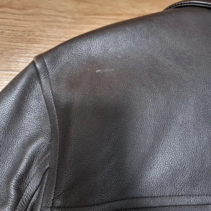 [BUNJANG] J.Crew Leather Cacoat Dark Brown Jacket / 제이크루 jcrew j.crew 레더 카코트 L 다크 브라운