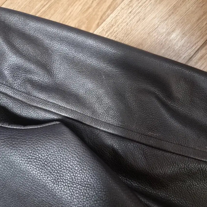 [BUNJANG] J.Crew Leather Cacoat Dark Brown Jacket / 제이크루 jcrew j.crew 레더 카코트 L 다크 브라운