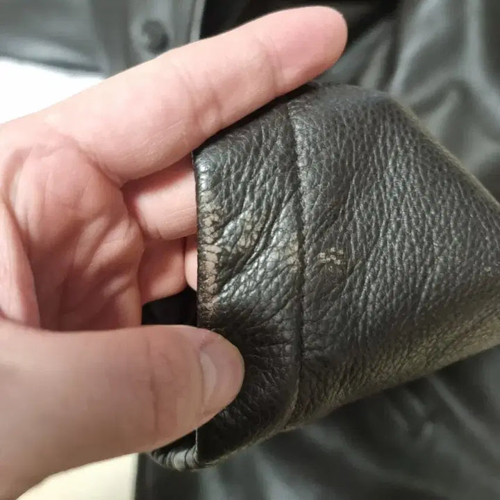 [BUNJANG] J.Crew Leather Cacoat Dark Brown Jacket / 제이크루 jcrew j.crew 레더 카코트 L 다크 브라운