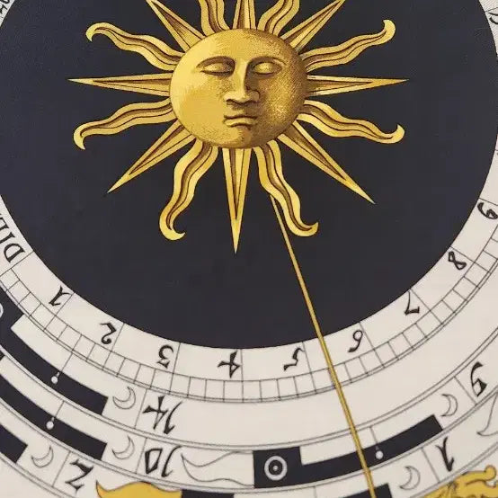 [BUNJANG] Hermes Astrology Scarf / 명품 에르메스 블랙/골드 점성술 스카프